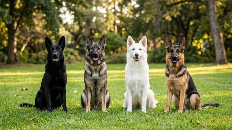 German Shepherd breed varieties
