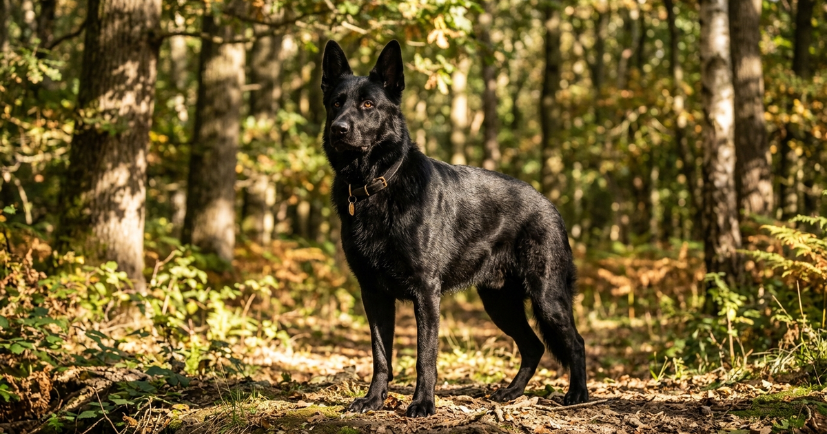 black german shepherd