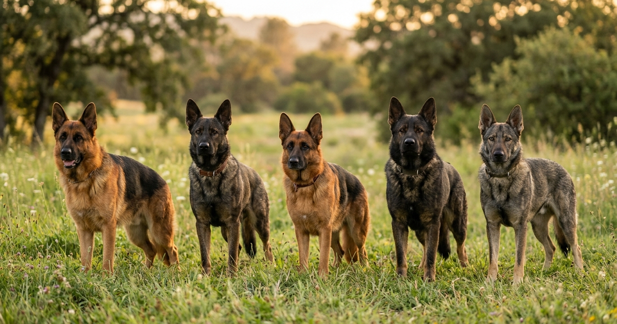 types of german shepherds